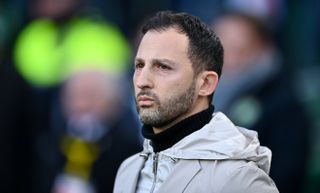 Belgium coach Domenico Tedesco during a friendly against the Republic of Ireland in March 2024.