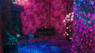 A floral room inside Phoenix Nights casino in Final Fantasy 14