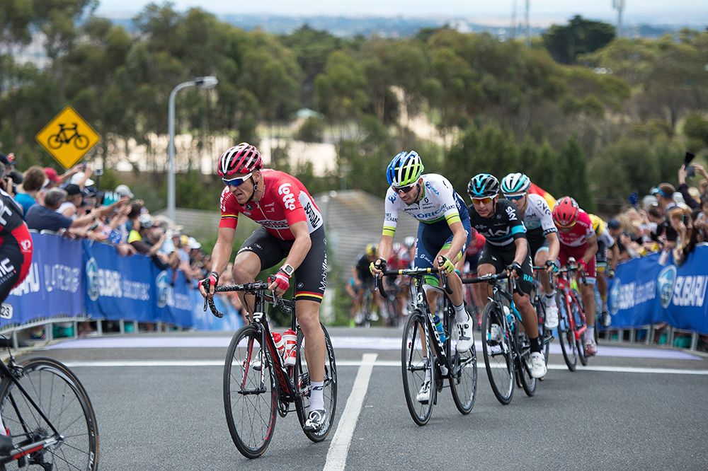 Adam Hansen sits in the bunch