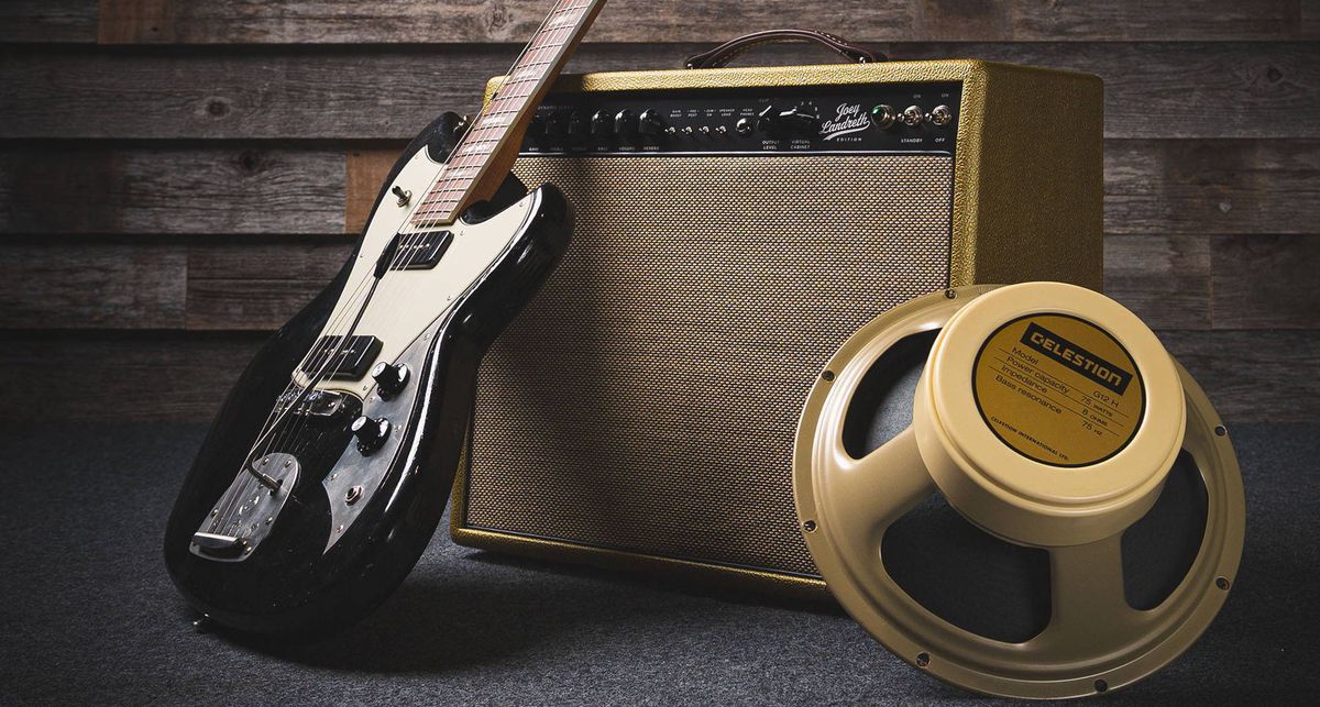 Revv D25 Joey Landreth Edition: the new signature take on the feature-packed tube combo is offered in gold and black finishes and is fitted with a Celestion G12H-75 Creamback driver.