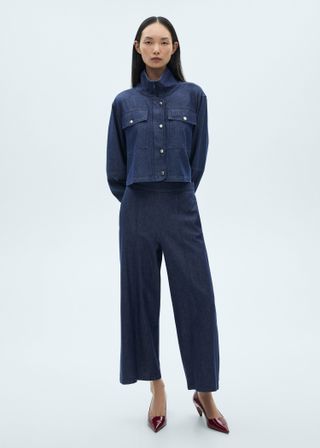 Pockets Denim Jacket - Women | Mango United Kingdom