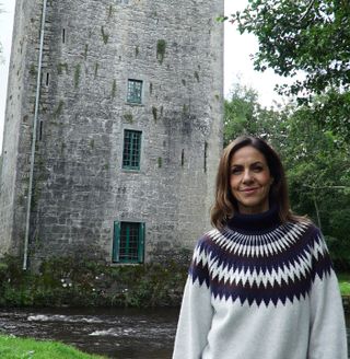 Julia at Yeats' Tower.