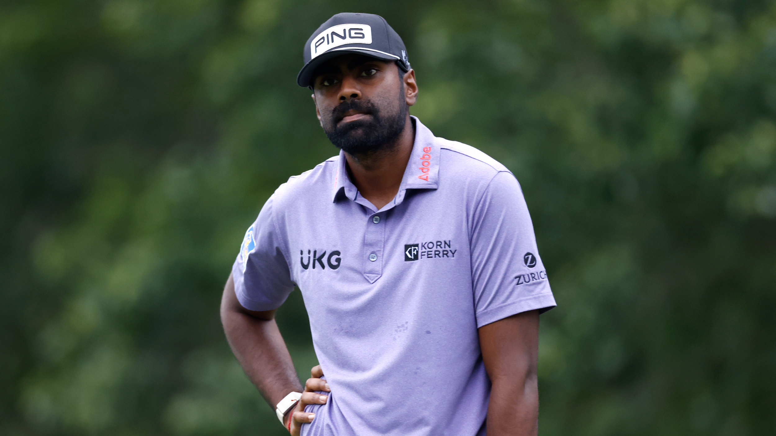 Sahith Theegala at the Wyndham Championship