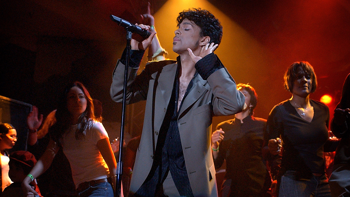 Prince during Prince "Musicology" Tour Hits United States - "Schools In" at El Rey Theater in Los Angeles, California, United States. (Photo by M. Caulfield/WireImage)