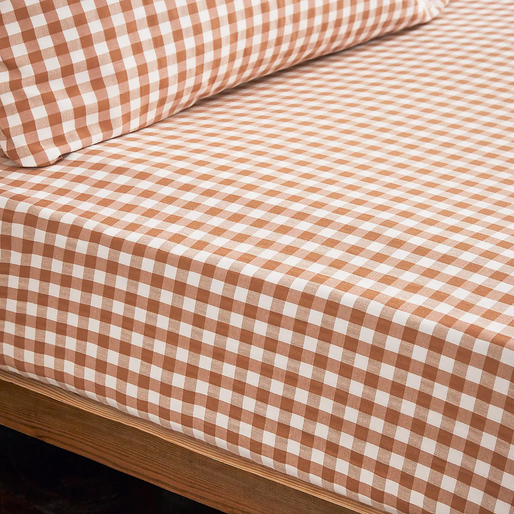 Dunelm gingham fitted sheet