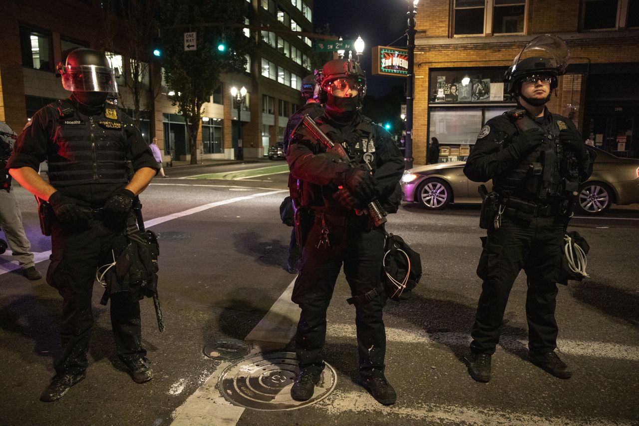 Portland protests.