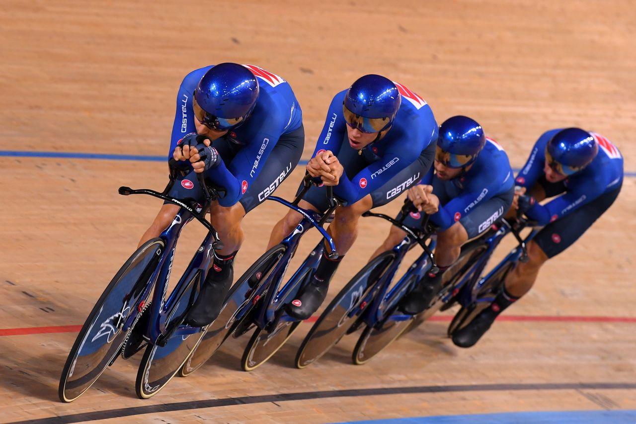 2020 UEC Track European Championships Plovdiv 2nd Day 12112020 Men Team Pursuit Italy photo Dario BelingheriBettiniPhoto2020