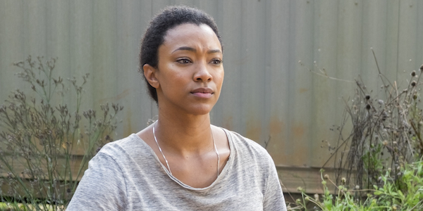 sasha walking dead sad