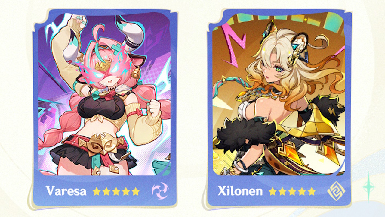 Genshin Impact banners - Varesa and Xilonen