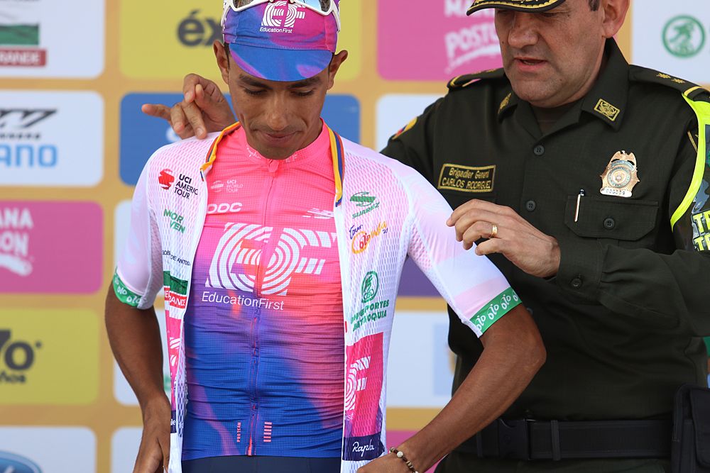 Best young rider Dani Martinez (EF Education First)