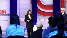 Kamala Harris takes questions at CNN town hall