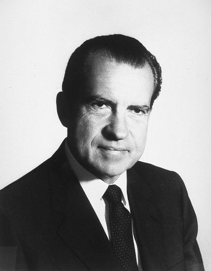 Former President Richard Nixon.