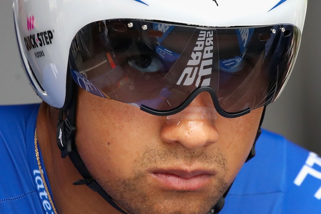 Jhonatan Narvaez (Quick-Step) is ready for his ride on stage 4 of the 2018 Tour of California