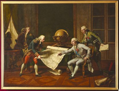 Louis XVI Giving His Instructions to La Pérouse by Nicolas-André Monsiau