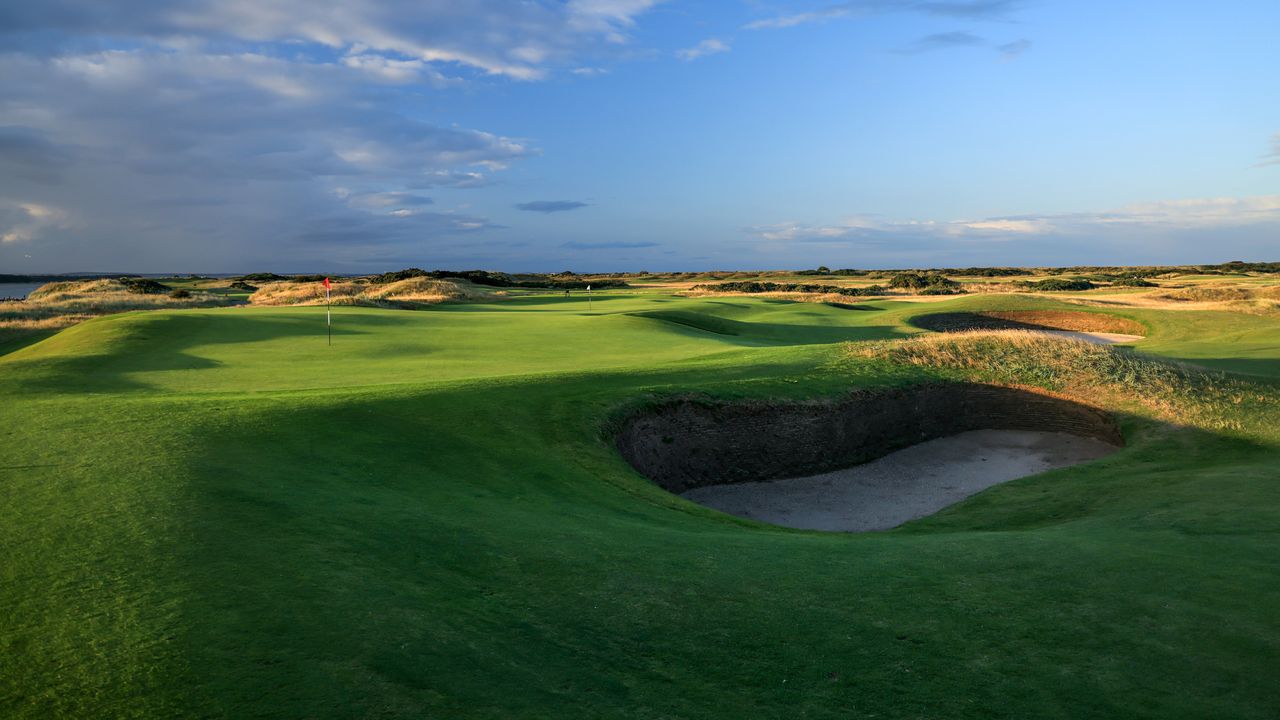 A view of the 11th hole at The Old Course, St Andrews