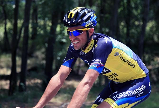Alberto Contador (Team Saxo-Tinkoff) on a training ride in San Luis, Argentina prior to next week's Tour de San Luis.