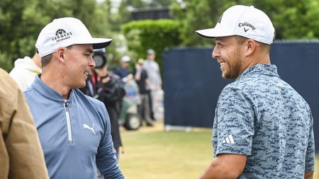 Rickie Fowler and Xander Schauffele play for New York Golf Club in the TGL