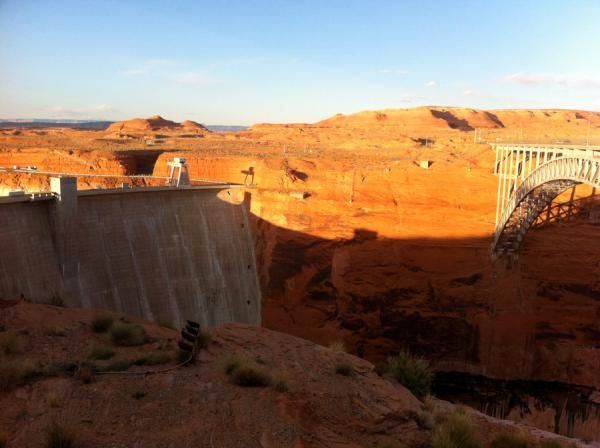 About as green as the hills get here in Glen Canyon.