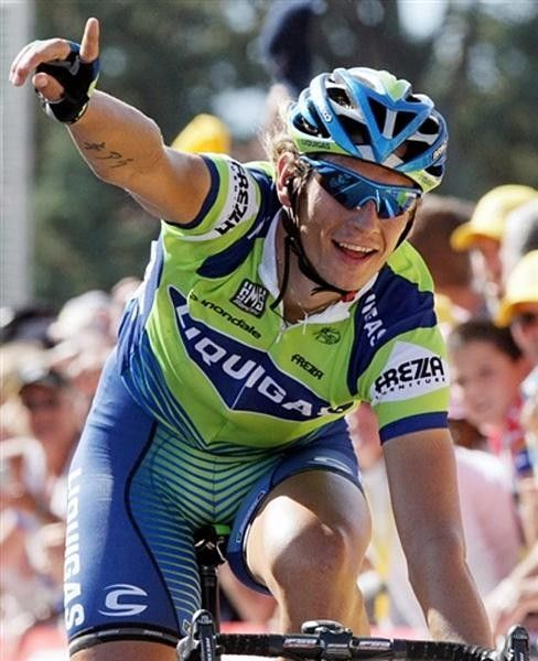 Filippo Pozatto (Liquigas) wins