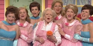 Betty White on Saturday Night Live joined by a lovely female ensemble