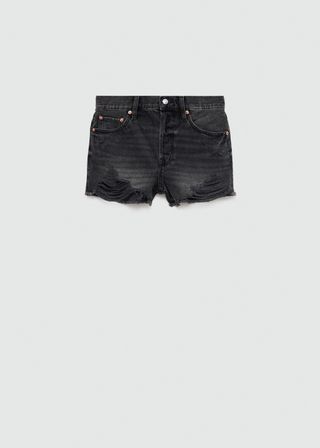 Broken Denim Shorts - Women | Mango United Kingdom