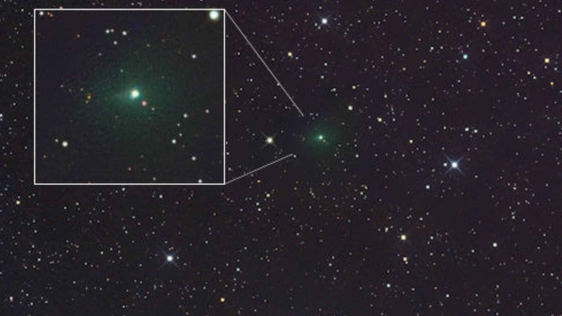 Interstellar comet 3I ATLAS glows green during lunar eclipse photo of the  day for Sept. 15, 2025 | Space