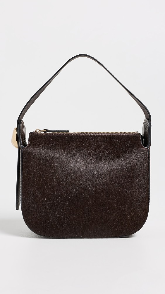 Organic Drop Hand Held Haircalf Pouchette - Dark Carob