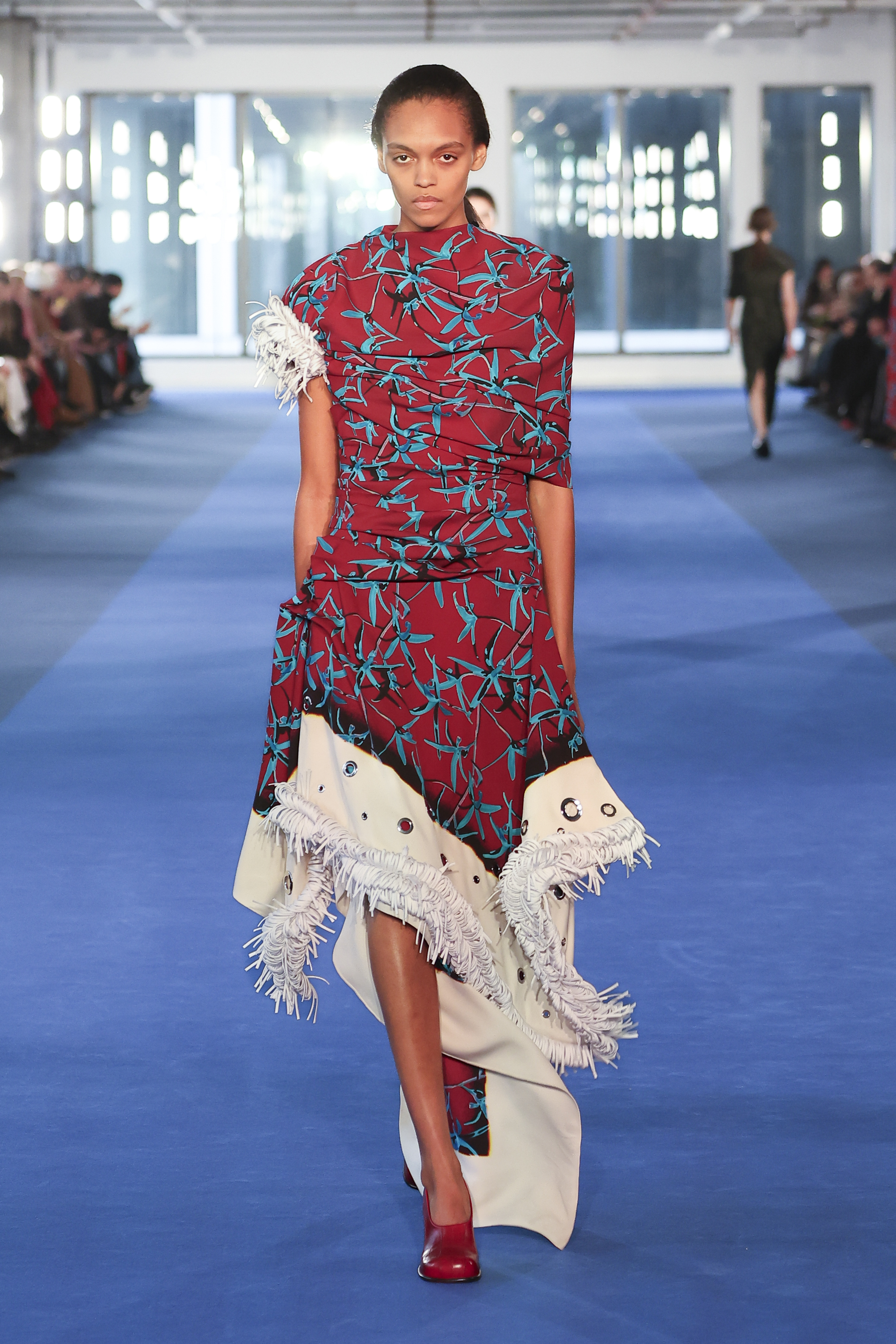 Proenza Schouler fall 2026 runway model.