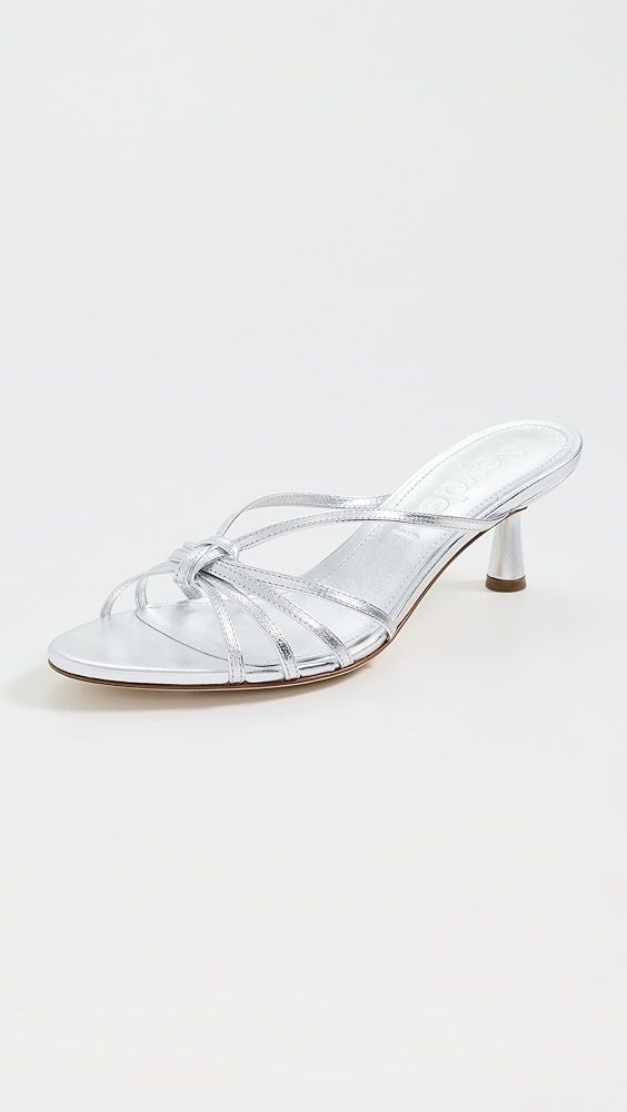 Aeyde Abby Laminated Nappa Leather Sandals