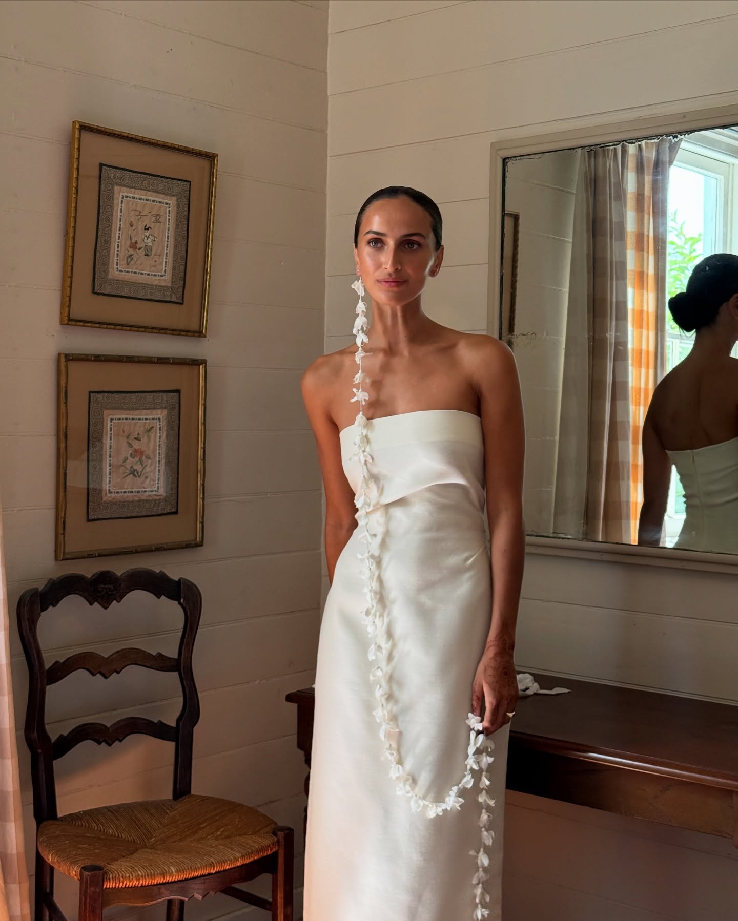 An image of Bella Thomas on her wedding day.