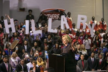 A Hillary Clinton rally.