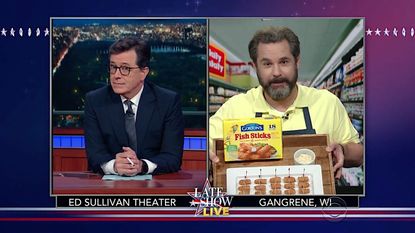 Stephen Colbert mocks Donald Trump's lack of newspaper endorsements