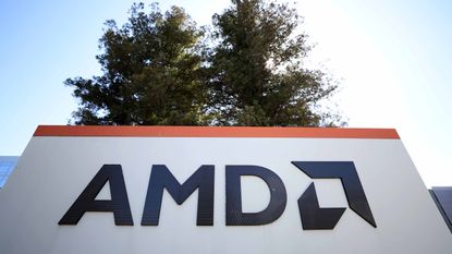 Advanced Micro Devices sign posted in front of the chipmaker's California headquarters