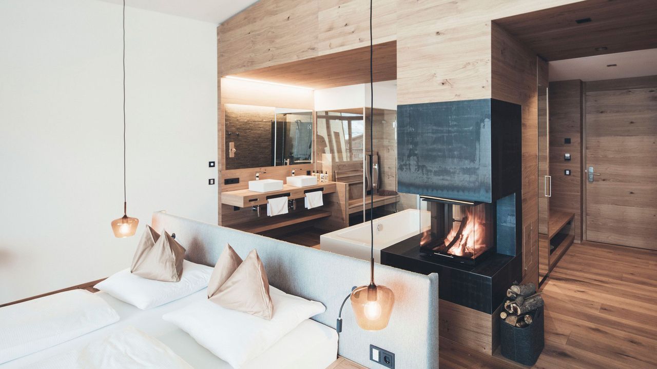 A suite at the Hotel Nesslerhof