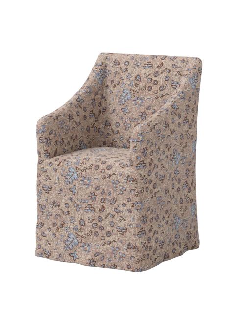 Lucy Traditional Sloped Arm Slipcover Dining Chair