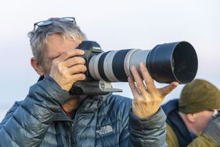 Andrew James with his Canon EF 100-400mm f/4.5-5.6L IS II USM lens