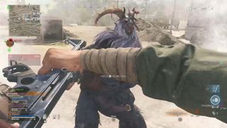 Call of Duty Warzone festive fervor event Krampus getting punched