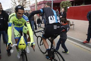 Chris Froome (Team Sky) and Alberto Contador (Tinkoff-Saxo)