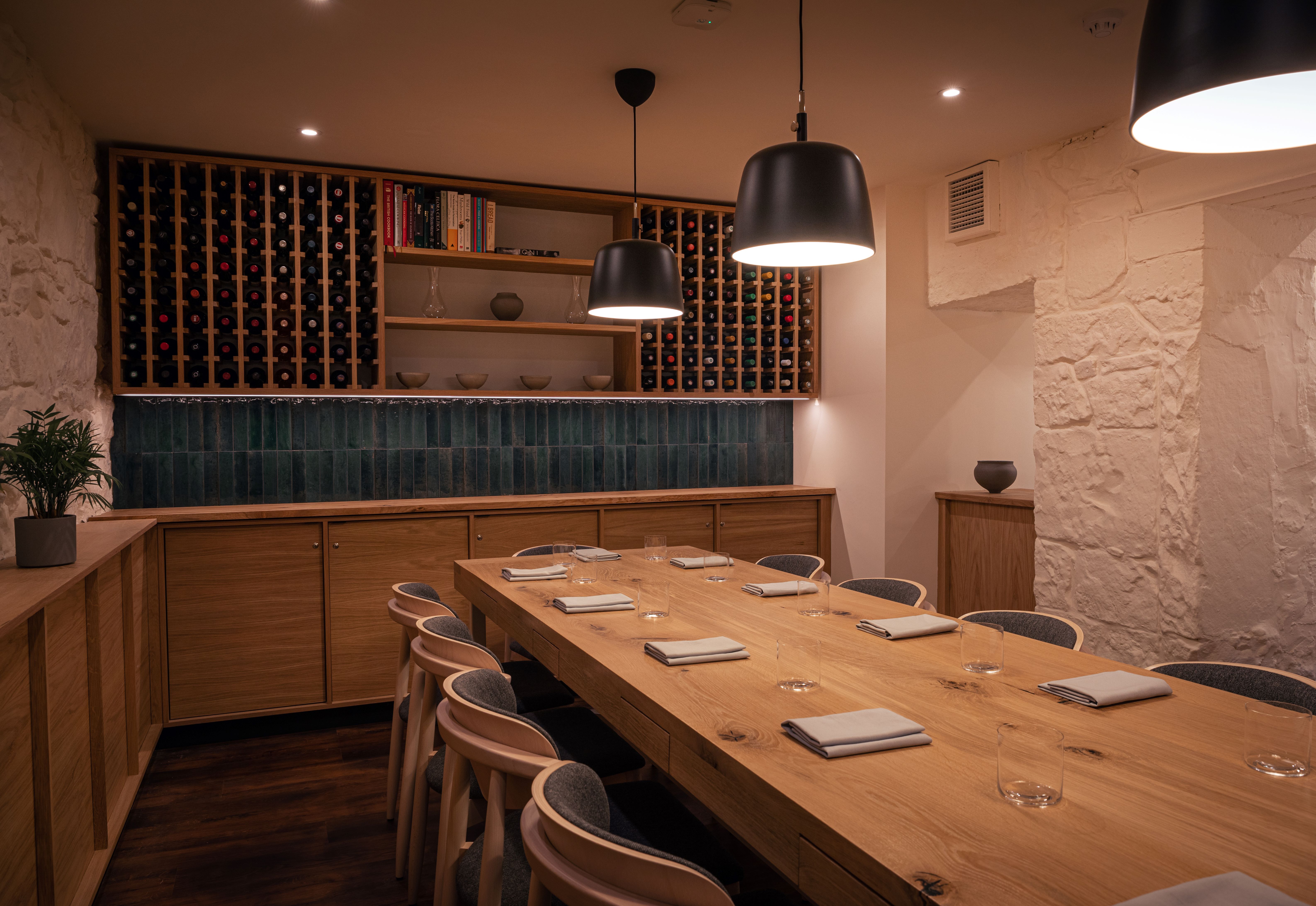 Fhior's private dining room