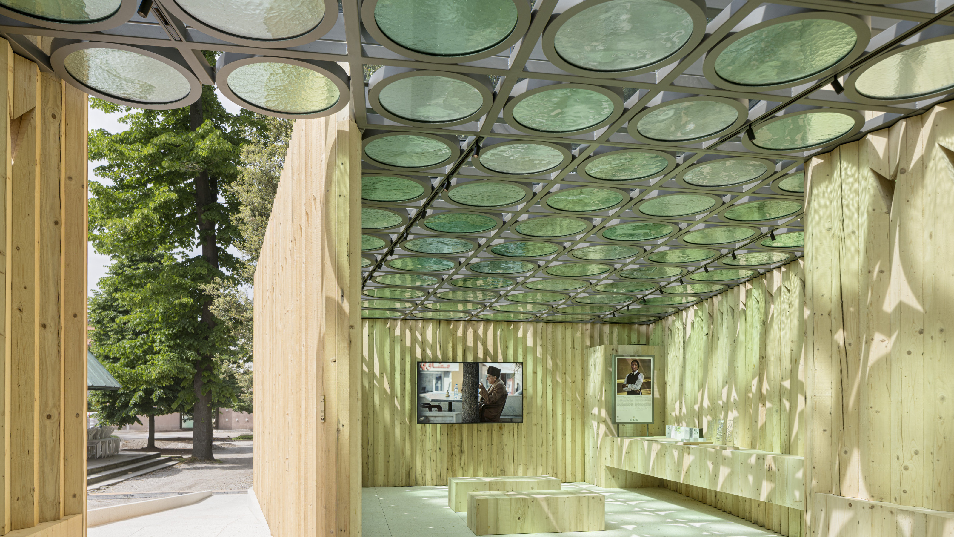 Inside the Rolex Pavilion at Venice Architecture Biennale 2025