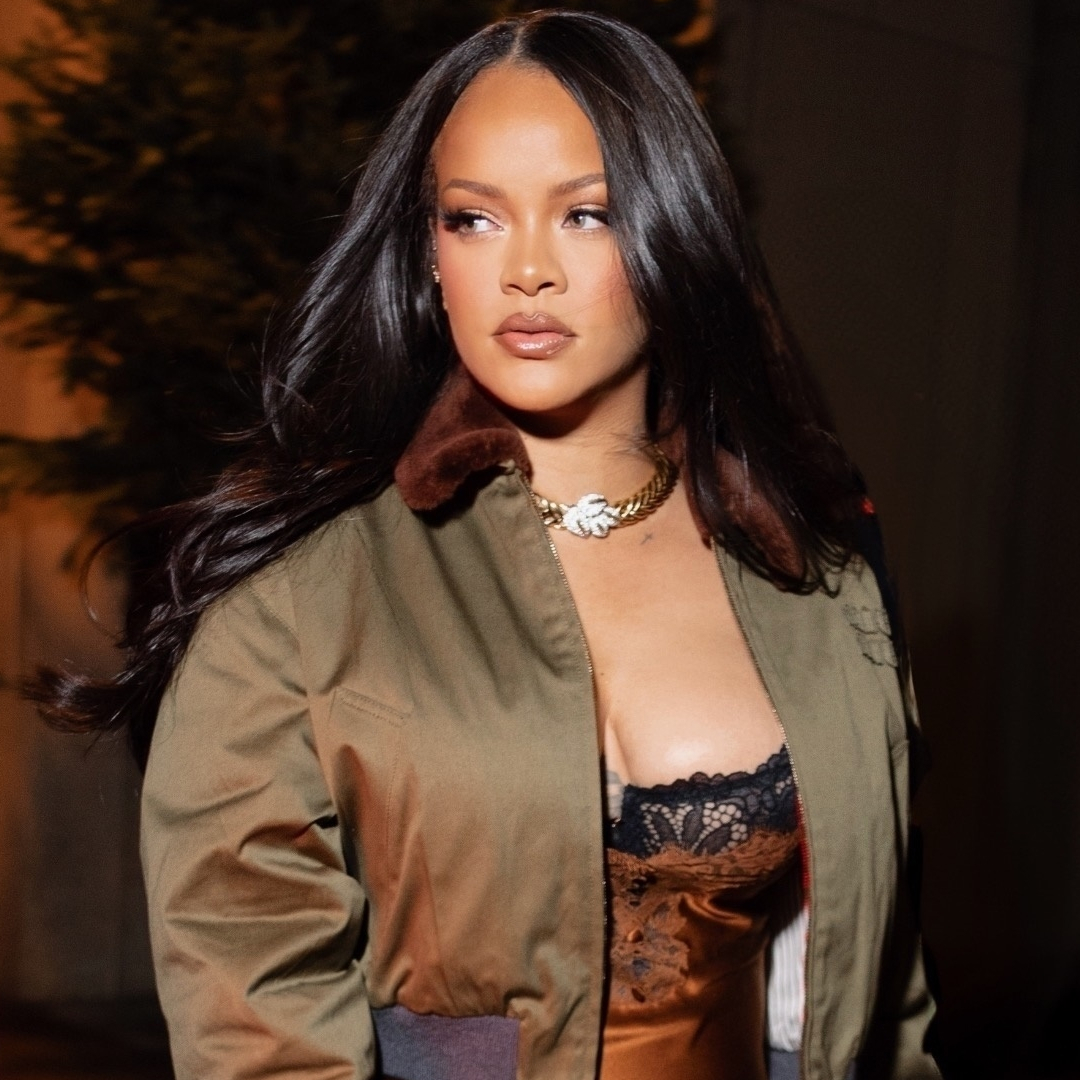 Rihanna supported A$AP Rocky at his album release party in the satin slip dress trend