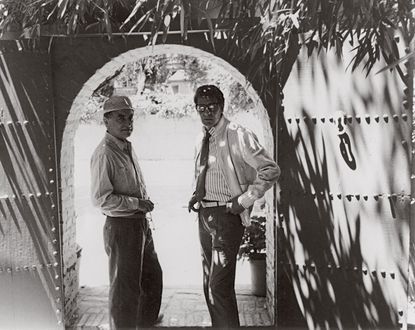 Pierre Bergé and Yves Saint Laurent portrait