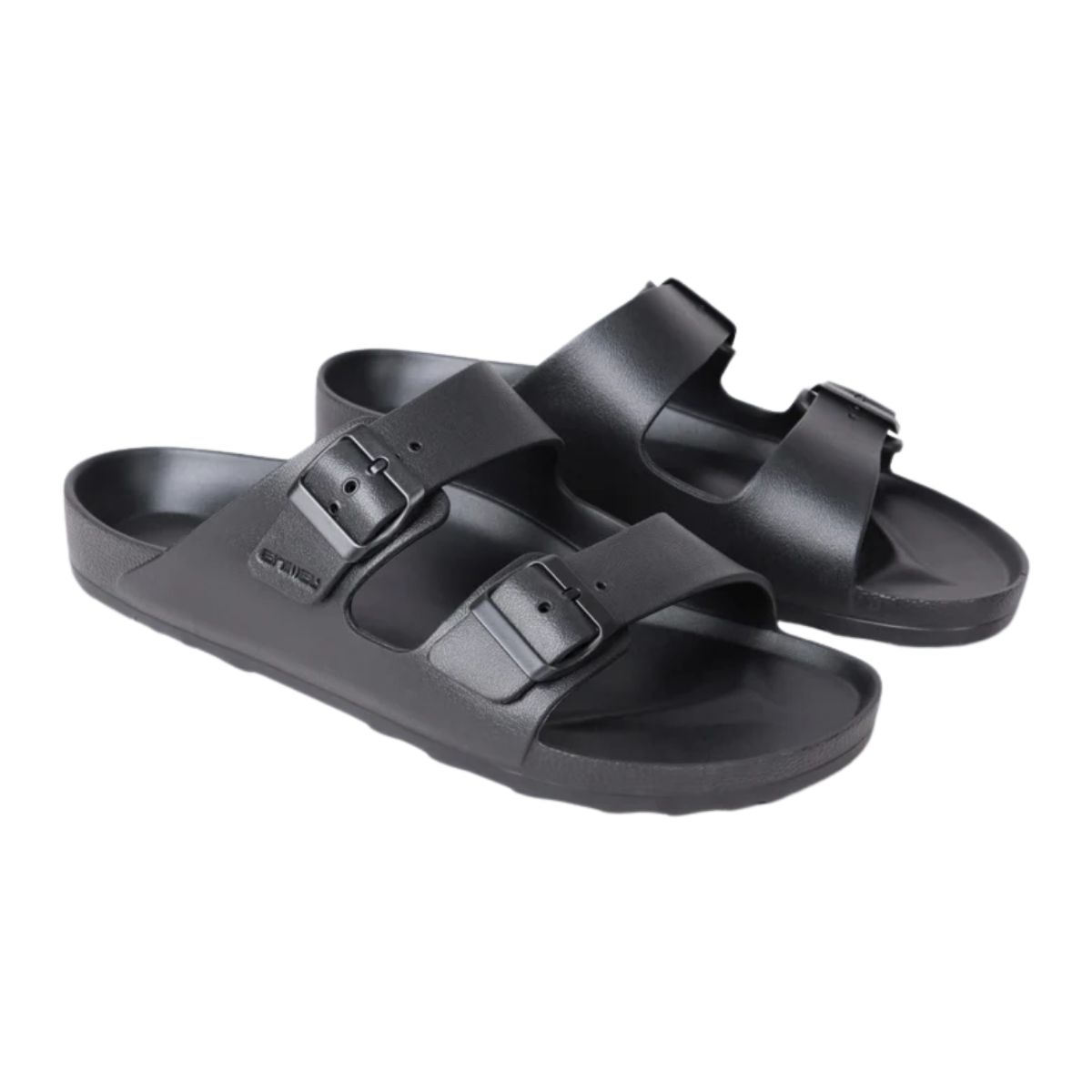 animal mens black sliders
