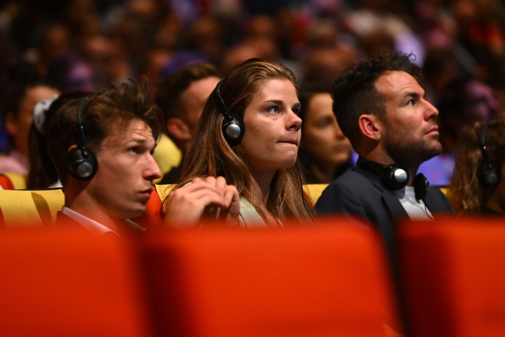 PARIS FRANCE OCTOBER 25 Lotte Kopecky of Belgium and Team SD Worx during the 111th Tour de France 2024 3rd Tour de France Femmes 2024 Route Presentation UCIWT UCIWWT on October 25 2023 in Paris France Photo by Dario BelingheriGetty Images