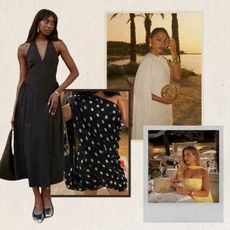 wedding guest style collage