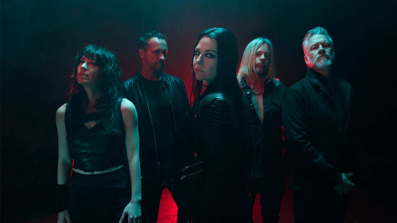 Evanescence bathed in red light