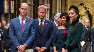 The Prince and Princess of Wales and the Duke and Duchess of Sussex attend a service at Westminster Abbey