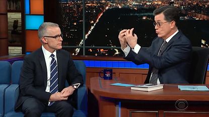 Andrew McCabe talks Trump and Russia with Stephen Colbert