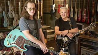 Geddy Lee and Alex Lifeson
