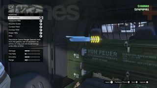The GTA Online Gun Van inventory including the Up-n-Atomizer